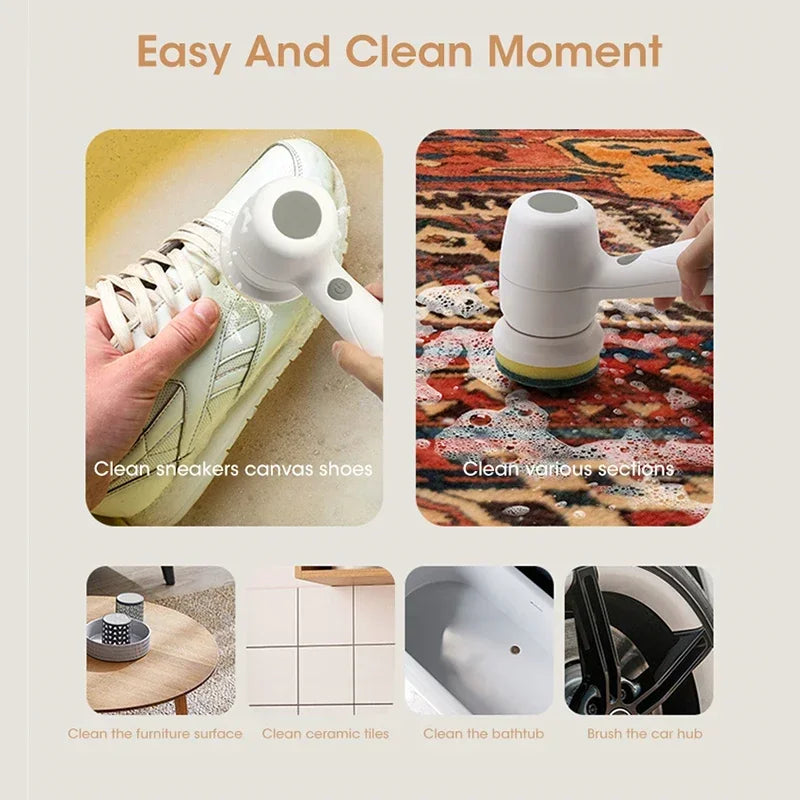 USB Electric Dishwashing And Cleaning Brush