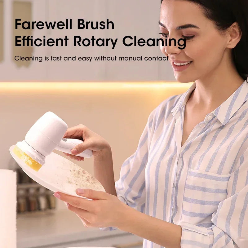 USB Electric Dishwashing And Cleaning Brush
