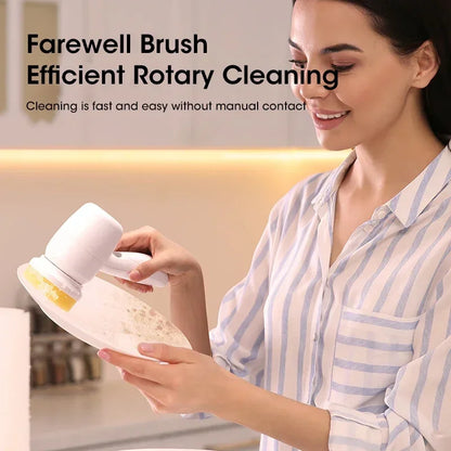 USB Electric Dishwashing And Cleaning Brush